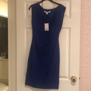 Diane von Furstenberg royal blue dress NWT